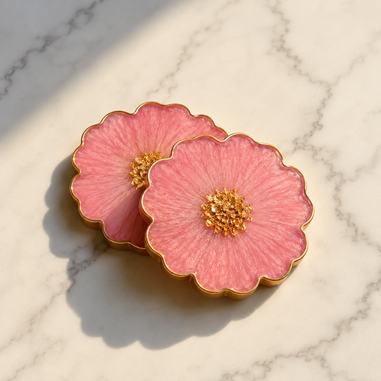 Hand-Poured Resin Coasters