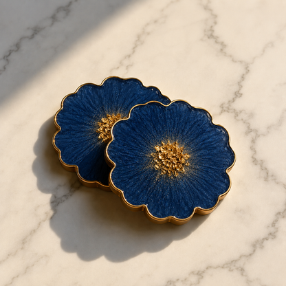 Hand-Poured Resin Coasters