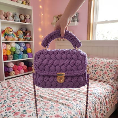 SoftPetal Crochet Bag
