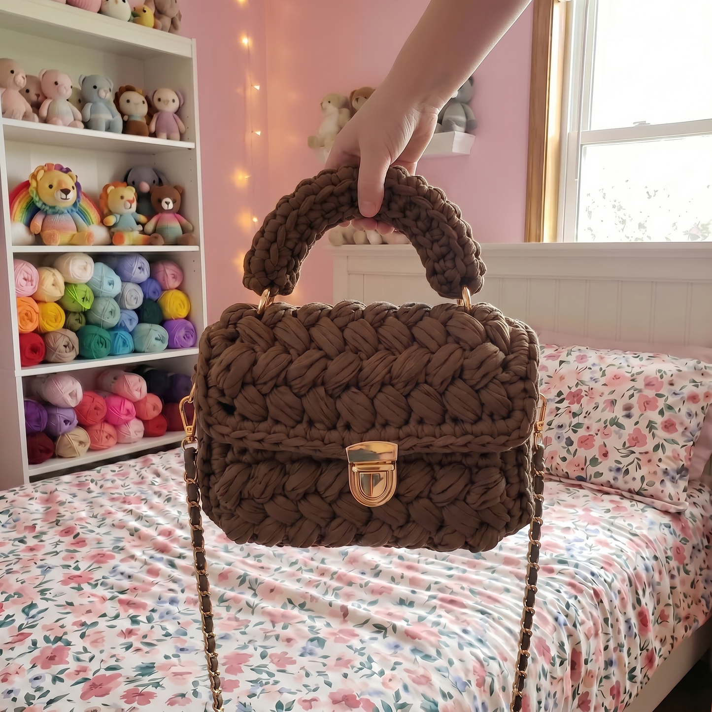 SoftPetal Crochet Bag